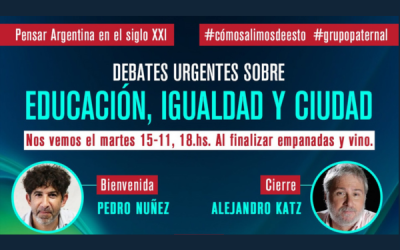 Charla Debate: Educación, igualdad y ciudad