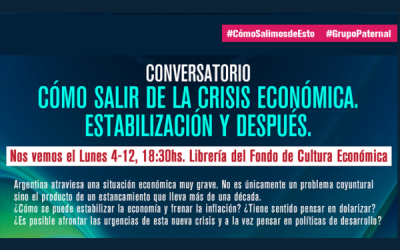 Conversatorio: Cómo salir de la crisis