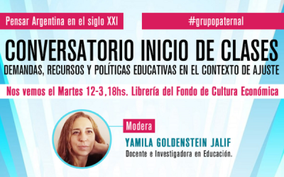 Conversatorio sobre el inicio de clases