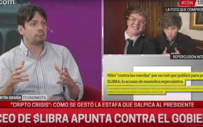 Juan M. Graña: “¿A dónde fue el dinero que estafó Milei con la memecoin $LIBRA?»